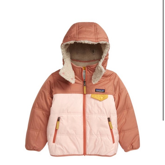 Patagonia | Jackets u0026 Coats | Patagonia Tribbles Reversible Hooded Jacket  In Seafan Pink | Poshmark